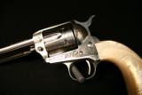 Uberti 1873 Limited Ed Engraved Cattleman Revolver NM Stainless Steel .45 Colt 5 inch - 2 of 4