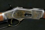 Winchester 1873 Black Gold Short 45 Long Colt 20in - 2 of 6