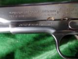 Colt 1911, US Army 45 semi, WWI, 1918, excellent con'd.- 2 of 7