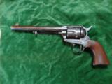 Colt Single Action Army, 1st gen. 45LC, 7 1/2, mfg 1881, w/ letter, blue/gray all original - 1 of 9