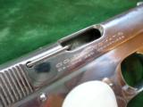 Colt Model 1908, cal. .380, Nickel, mother of pearl grips - 10 of 11