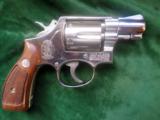 S & W Mod. 10-538spc. 2" snubnose bl 100% bright original nickel- 2 of 9