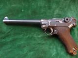 DWM Luger P-08 9mm Navy 1917 6"bl. w/ original Navy Holster - 1 of 14