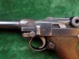 DWM Luger P-08 9mm Navy 1917 6"bl. w/ original Navy Holster - 3 of 14
