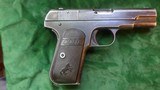 Colt 1908 pocket model 380 ACP. Early, excellent condition blue. - 3 of 8