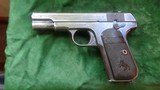 Colt 1908 pocket model 380 ACP. Early, excellent condition blue. - 1 of 8