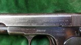 Colt 1908 pocket model 380 ACP. Early, excellent condition blue. - 2 of 8