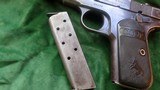 Colt 1908 pocket model 380 ACP. Early, excellent condition blue. - 5 of 8
