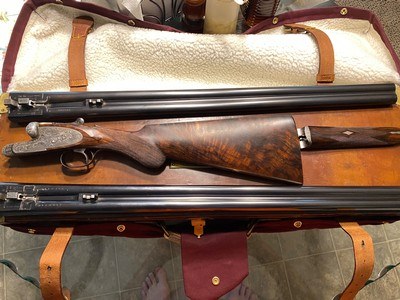 Factory Cased Scott Premier 12 Gauge Two Barrel Set - Image 5 of 15