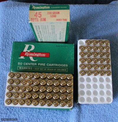 Remington 45 Auto Rim Vintage Ammo
