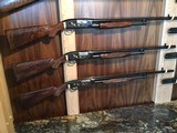 Browning Winchester remake GRADE V Model 12 and Model 42 THREE gun set 20, 28, 410 - 1 of 10