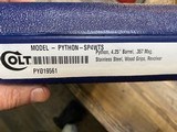 2020 Colt Python 4.25" Stainless NIB Unfired - 7 of 7