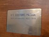 Commemorative Smith and Wesson for the Department of the Treasury US Customs Patrol 125th Anniversary (1853-1978) - 6 of 8