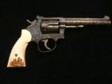 Smith and Wesson K22 Masterpiece with full coverage engraving - 11 of 14