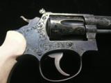 Smith and Wesson K22 Masterpiece with full coverage engraving - 6 of 14
