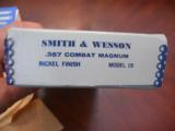 Smith and Wesson Model 19-3 NICKLE- 5 of 6