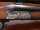 Nicely engraved Pre- war German drilling with contemporary Zeiss scope, cal 16/16/8x57JR - 2 of 13