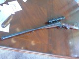 Pre-War Otto Bock cape gun sold in Berlin 8x57J/20 ga with scope and claw mounts. - 3 of 13
