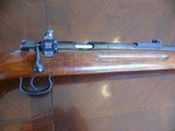 Mauser ES-340 with Redfield peep sight and nice wood! - 1 of 10