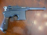 WW1 Austrian Army issued Mauser C96 Pistol in 7,63 Mauser - 1 of 15