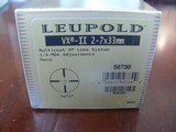 Leupold VX-2 2-7X scope - 1 of 2