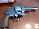 Original Smith and Wesson 1917 45 ACP with holster and three moon clips - 5 of 15