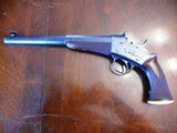 1901 Remington Rolling block single shot target pistol in 22lr. - 1 of 14