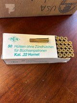 NIB 22 Hornet brass 500 pcs - 1 of 3