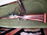 Mod 70 Winchester in 300 H&H, with Griffin and Howe side mount featuring steel 1" scope rings - 3 of 9