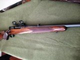 Mod 70 Winchester in 300 H&H, with Griffin and Howe side mount featuring steel 1" scope rings - 8 of 9