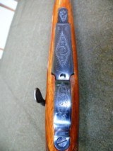 Post war Mauser Sporter in 8mm, with engraved receiver and bottom metal and DSTs - 7 of 20