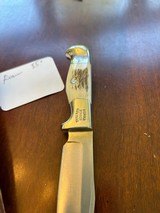 R. Ruana Fixed blade Sticker w/Sheath AS NEW - 3 of 4