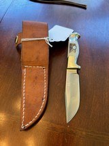 R. Ruana Fixed blade Sticker w/Sheath AS NEW - 4 of 4