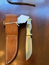 R. Ruana Fixed blade Sticker w/Sheath AS NEW - 2 of 4