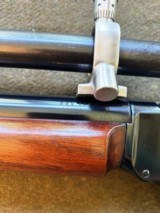 Custom Win 1885 rifle in 225 with Unertl bench rest scope - 5 of 9