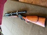 Custom Win 1885 rifle in 225 with Unertl bench rest scope - 3 of 9