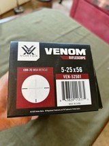 Vortex Venom 5-25 power scope with Leupold rings - 2 of 6