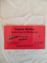 Duane Wiebe Custom Commercial Mauser 30-06 - 9 of 9