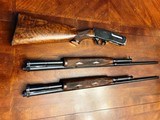 Cased Winchester Model 42 Deluxe two barreled set, with matching numbers - 15 of 20