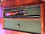Cased Winchester Model 42 Deluxe two barreled set, with matching numbers - 1 of 20