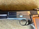 Belgian made 9mm Browning Hi-Power with adjustable sights - 2 of 7