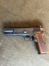 Belgian made 9mm Browning Hi-Power with adjustable sights - 1 of 7