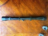 Vintage Weaver K8 with hard to find 1" rings on it
