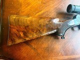 An engraved WW Greener Martini hunting rifle. - 7 of 13