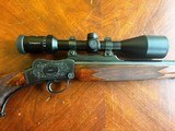 An engraved WW Greener Martini hunting rifle. - 1 of 13