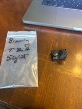 Factory Browning T-Bolt peep sight