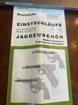 Lothar Walther Sub-caliber insert for the Luger. - 2 of 5