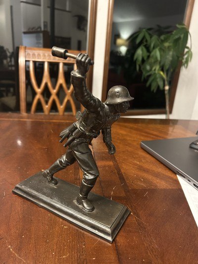 WW1 German Storm Trooper with stick grenades