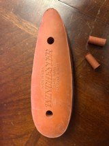 Solid Winchester Recoil pad with the plugs