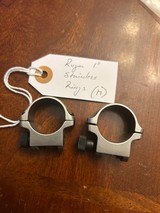 Stainless steel Ruger Rings
